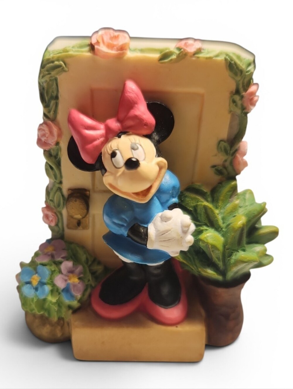 Lenox Disney Minnie Mouse Doorway Mini Figurine Porcelain Collectible